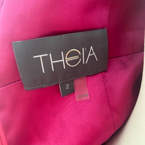 Theia Pink Lace Dress - Picture 6 of 6